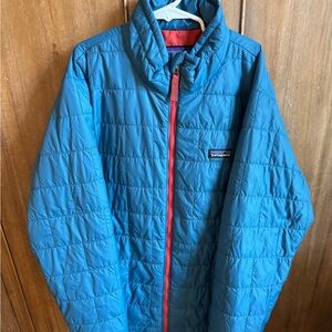 Patagonia Kids Blue Puffer Jacket